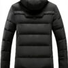 Veste Jott Homme Manteau Hiver Chaud Capuche Fourrure-3
