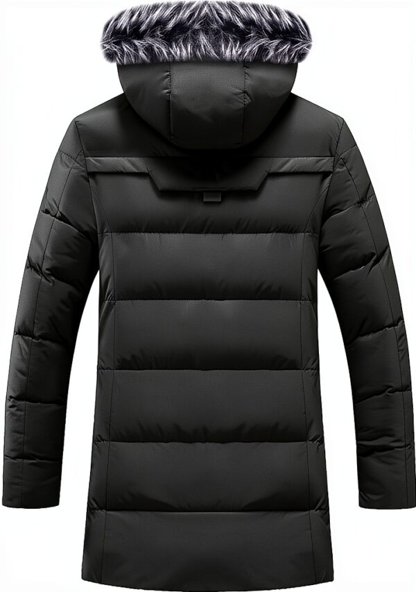Veste Jott Homme Manteau Hiver Chaud Capuche Fourrure-3