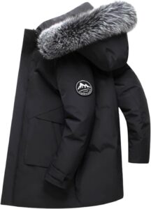 Veste Jott Matelassée Homme Noir Chaud Polyvalent 3XL-0