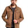 Veste militaire homme coton coupe-vent poches multiples-4