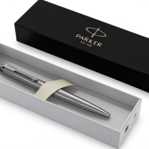 Parker Jotter XL stylo bille acier inoxydable encre bleue-0