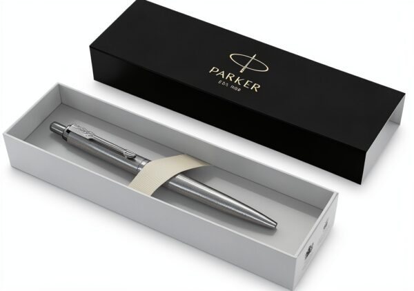 Parker Jotter XL stylo bille acier inoxydable encre bleue-0