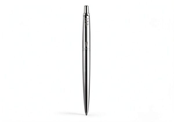 Parker stylo trio acier inoxydable rétractable bleu rouge-2