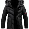 Blouson Homme Cuir Veste Aviateur Fermeture Zippée Hiver-0