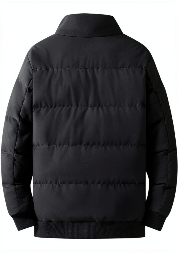 Manteau homme hiver Kieyxd protection froid matiere souple-2