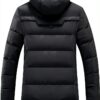 Blouson Homme Hiver Capuche Amovible Veste Chaude-3