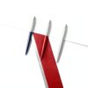 Parker stylo trio acier inoxydable rétractable bleu rouge-4