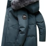 Manteau homme Générique chaud polyvalent coupe classique-0