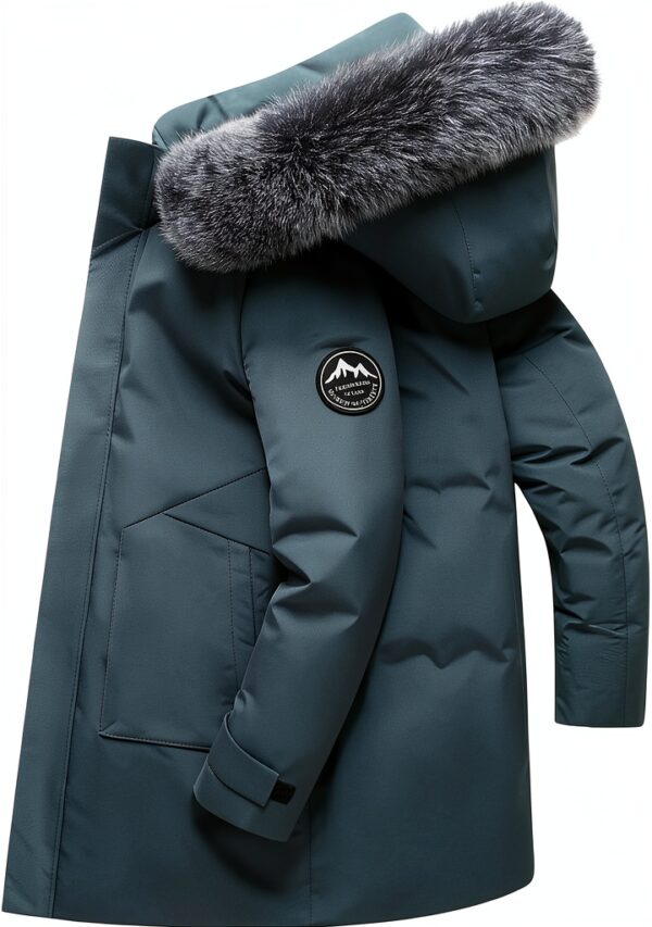 Manteau homme Générique chaud polyvalent coupe classique-0