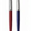 Parker stylo bille gel duo rouge bleu roi pointe moyenne-0