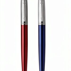 Parker stylo bille gel duo rouge bleu roi pointe moyenne-0