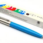 Stylo Parker Jotter bille rétractable acier inoxydable-0