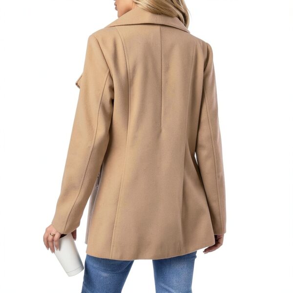 Manteau femme hiver long fourrure chaude Generic Marine Kaki-1