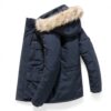 Veste doudoune homme Générique chaud polyvalent coupe-2