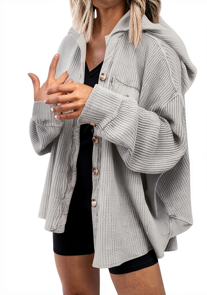 Manteau femme Generic porté en extérieur par temps froid