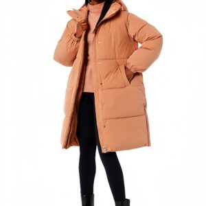 Amazon Essentials Doudoune Longue Femme Polyester Déperlant-0