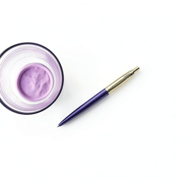 Parker Jotter Stylo bille acier inoxydable encre bleue-3