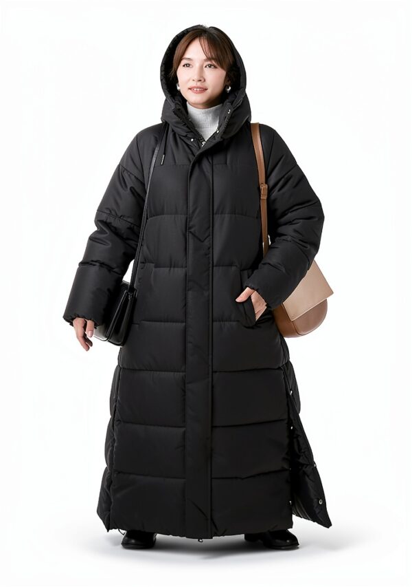 Doudoune femme YAOJIWANG duvet naturel chaude hiver-4