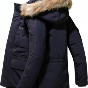 Veste doudoune homme Générique chaud polyvalent coupe-0