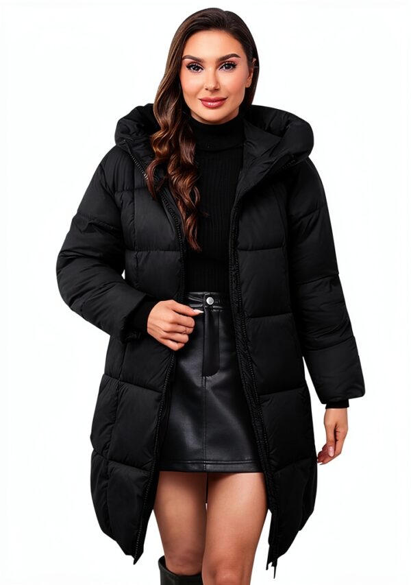 Manteau femme hiver fourrure chaude Generic couleurs-0