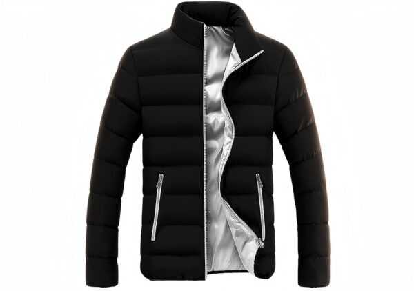 Manteau homme Kieyxd protection froid matiere souple design-2