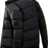 Manteau homme hiver Kieyxd protection froid matiere souple-1