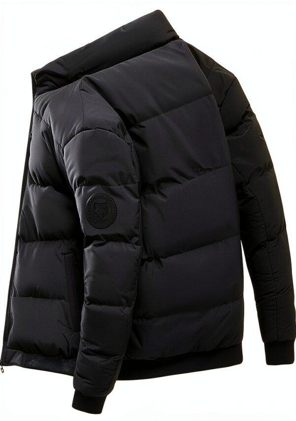 Manteau homme hiver Kieyxd protection froid matiere souple-1