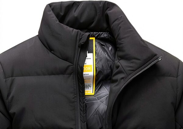 Manteau homme hiver Kieyxd protection froid matiere souple-3