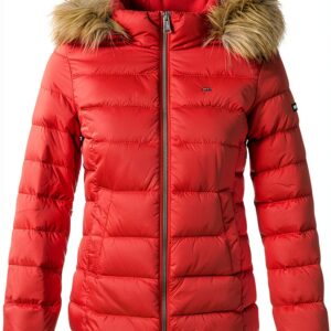Doudoune Tommy Hilfiger Femme Léger Chaud Polyester Rouge-0