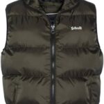 Doudoune sans manches Schott IDAHO2V kaki homme design-0