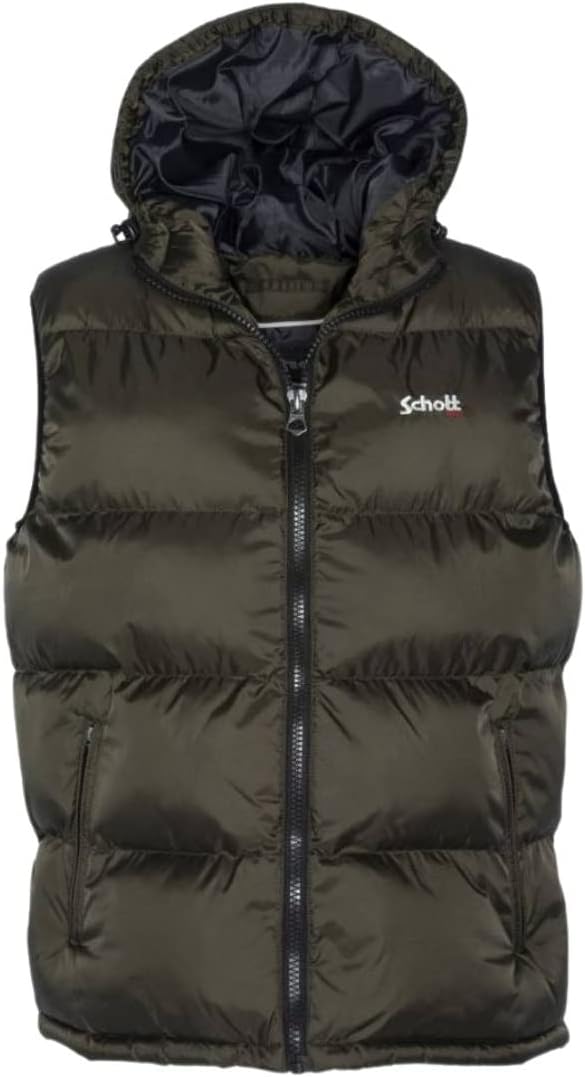 Doudoune sans manches Schott IDAHO2V portée en extérieur