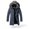 Blouson Homme Hiver Capuche Amovible Veste Chaude-4