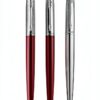 Parker stylo trio acier inoxydable rétractable bleu rouge-1