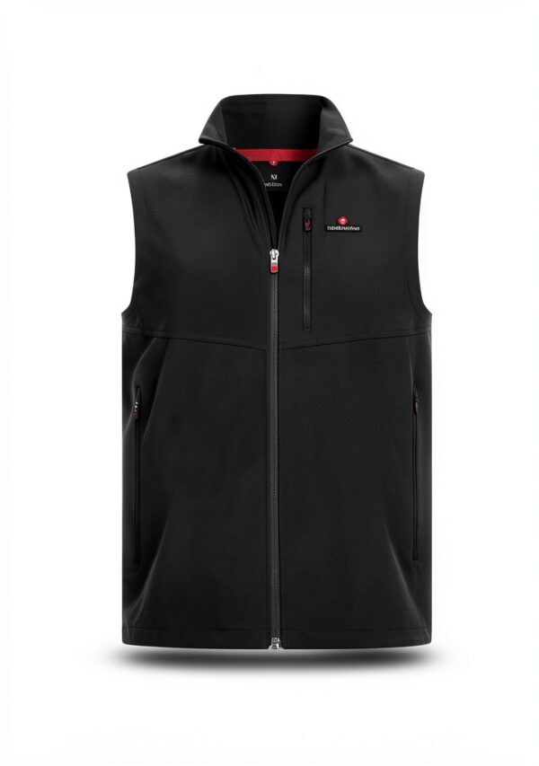 Gilet softshell homme respirant déperlant Höhenhorn noir-3
