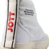 Palladium Bottes Unisexe Adulte Textile Lacets Blanc Marron-2