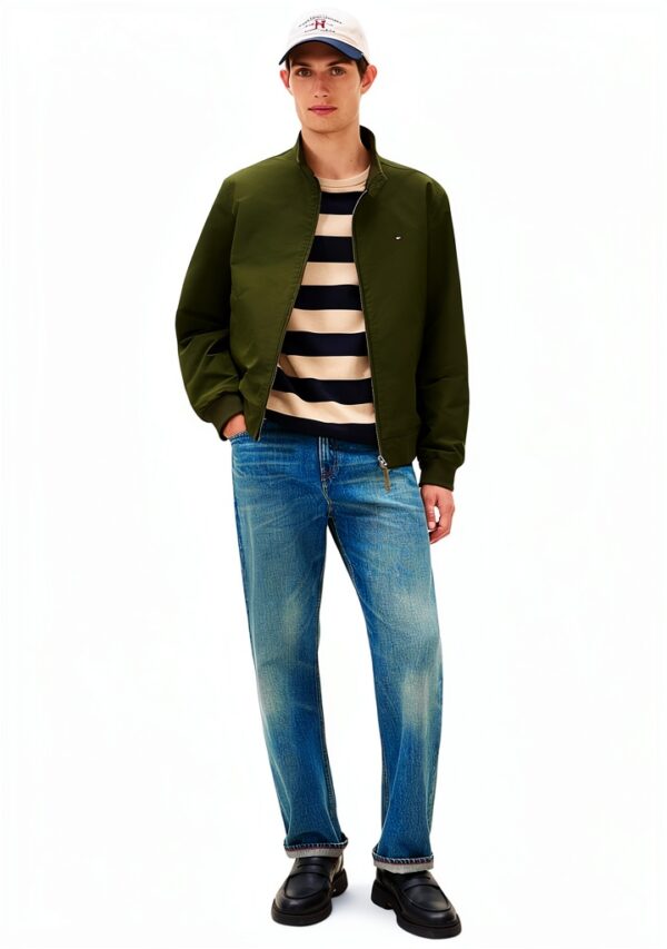 Tommy Hilfiger Blouson Homme Vert Taille XXL Modèle-3