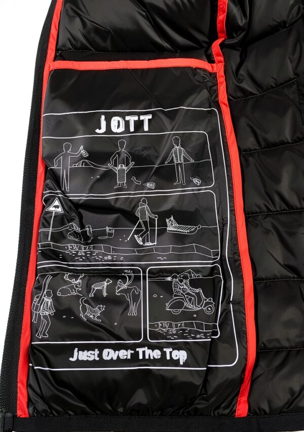 Doudoune JOTT Homme Noir Capuche Duvet Plume Modèle Nico-1