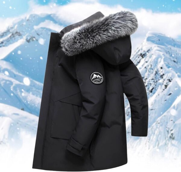 Veste Jott Matelassée Homme Noir Chaud Polyvalent 3XL-1