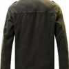 Veste militaire homme coton coupe-vent poches multiples-1