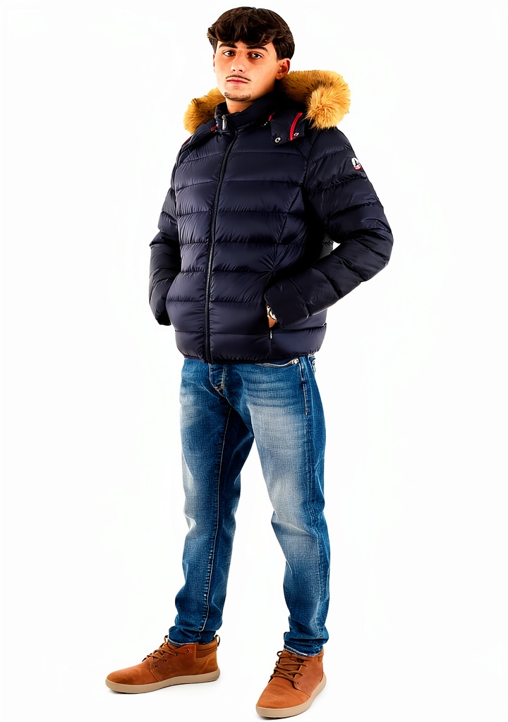 Veste Jott portée en milieu urbain par temps froid
