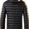 Doudoune JOTT Homme Noir Capuche Duvet Plume Modèle Nico-0