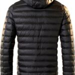 Doudoune JOTT Homme Noir Capuche Duvet Plume Modèle Nico-0