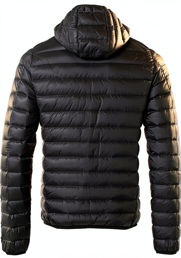 Doudoune JOTT Homme Noir Capuche Duvet Plume Modèle Nico-0