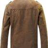 Veste militaire homme coton coupe-vent poches multiples-1