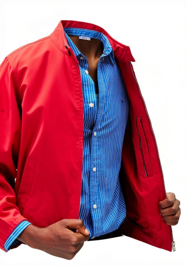 Blouson Tommy Hilfiger Homme Coupe Classique Tissu Durable-2