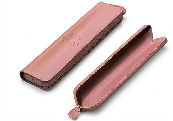 Stylo Parker Jotter lot deux couleurs encre bleue usage-1