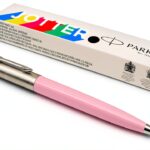 Stylo Parker Jotter Rose Pastel Rétractable Pointe Moyenne-0