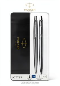 Parker Jotter Coffret duo stylo bille portemine acier-0