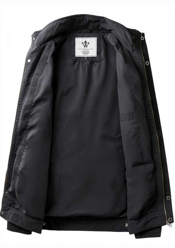 Veste militaire homme coton coupe-vent poches multiples-2