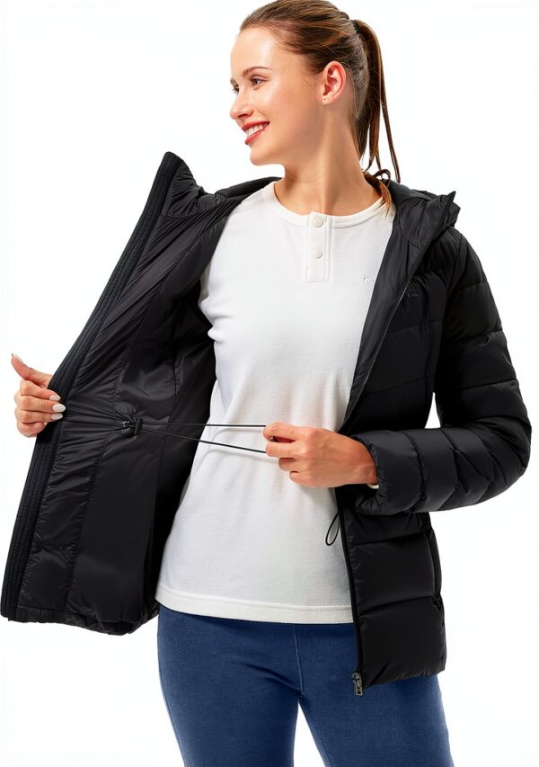 Veste hiver femme Pioneer Camp duvet canard imperméable-2